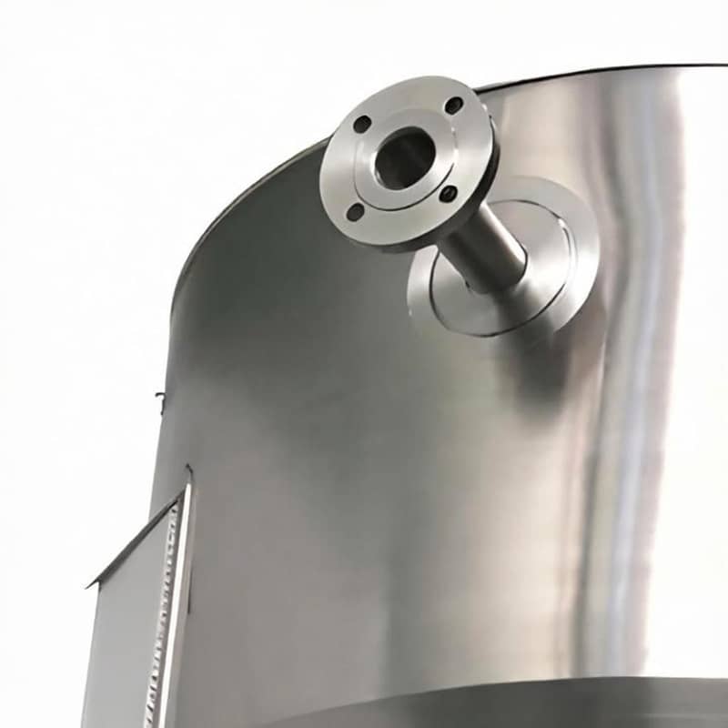 Industrial bulk material storage silo hopper